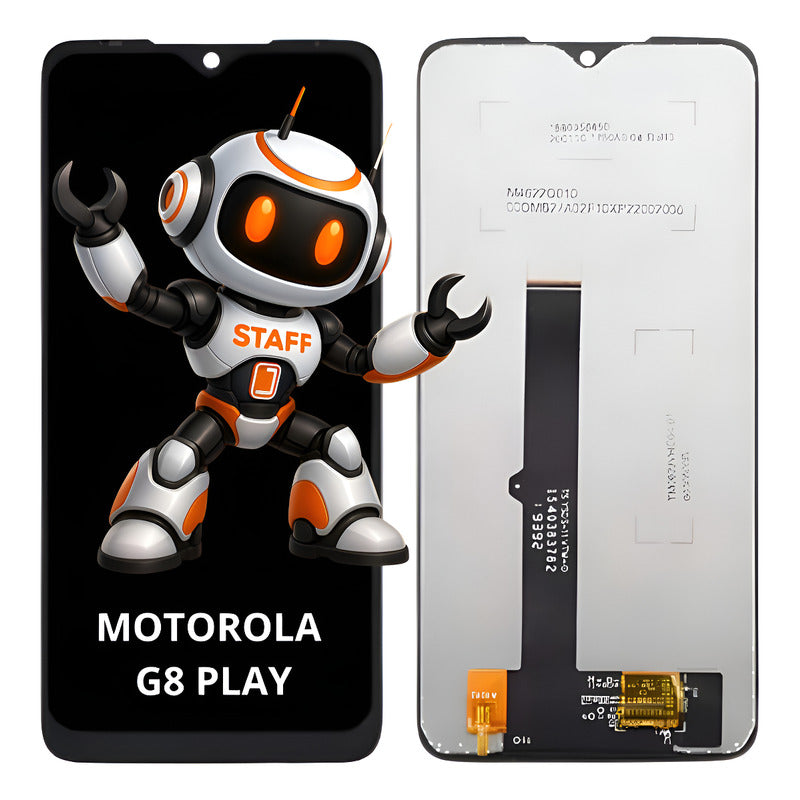 Pantalla Compatible Motorola G8 Play Alta Calidad Premium Negro