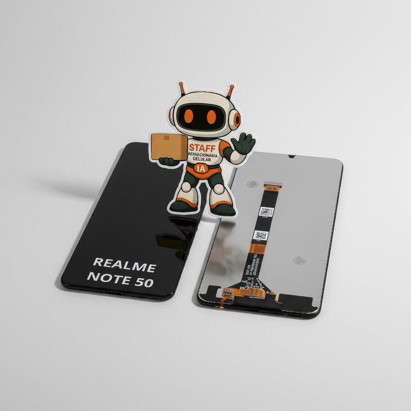Pantalla Compatible Realme Note 50 Alta Calidad Premium Negro