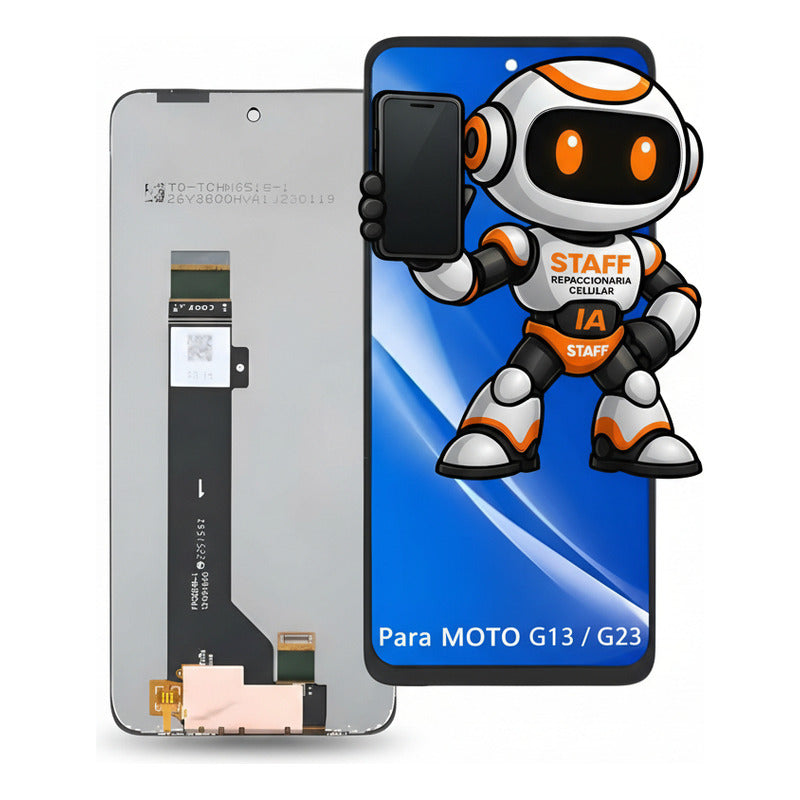 Pantalla  Compatible Motorola G13 Alta Calidad Premium Negro