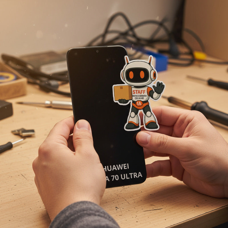 Pantalla Huawei Pura 70 Ultra Alta Calidad Premium Negro