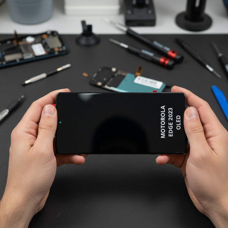 Panatlla Compatible Motorola Edge 2023 Oled Calidad Premium Negro