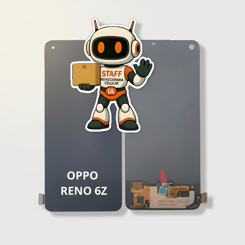 Pantalla Compatible Oppo Reno 6z Oled  Alta Calidad Premium Negro