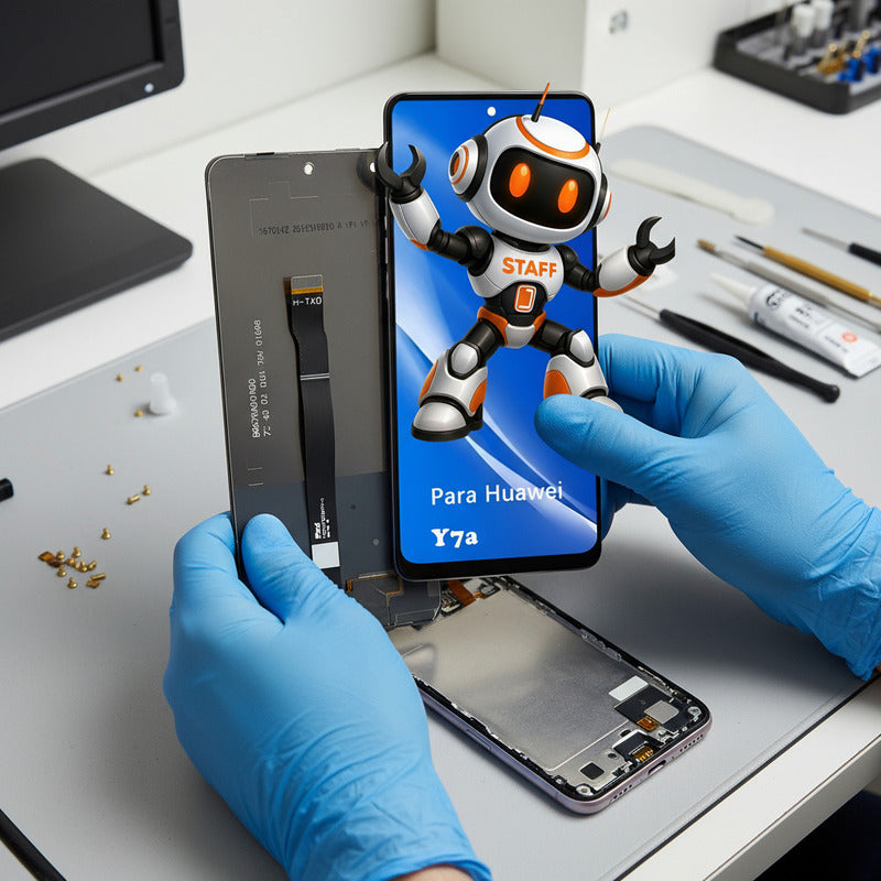 Pantalla Display Huawei Y7a / Psmart 2021 Calidad Premium Negro