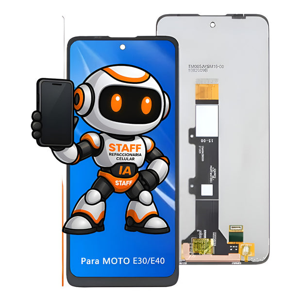 Pantalla Compatible Motorola E40 Alta Calidad Premium Negro