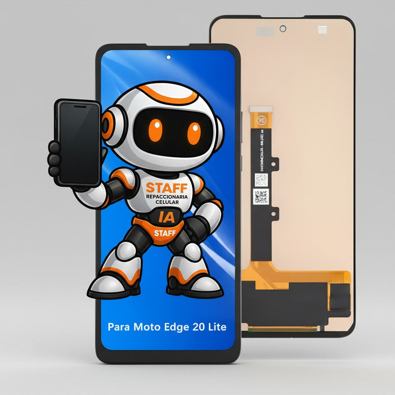 Pantalla Compatible Con Motorola Edge 20 Lite Calidad Incell Negro