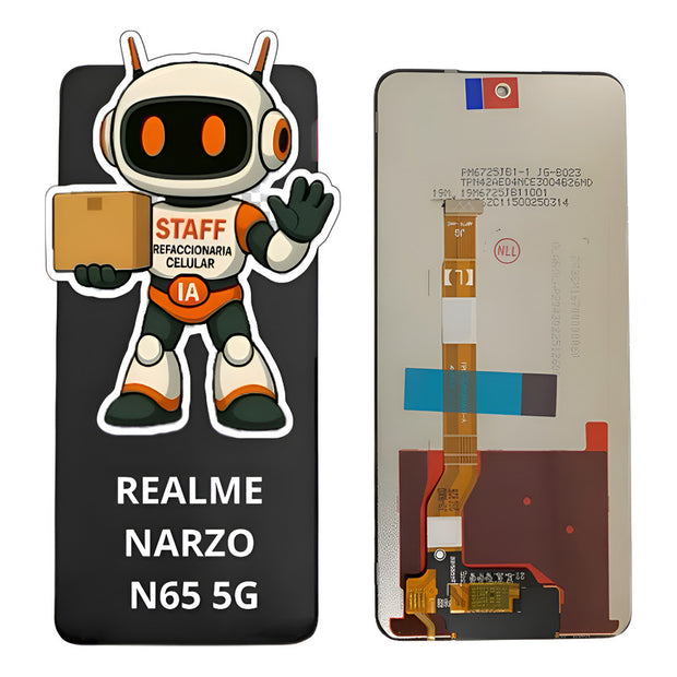 Pantalla  Realme Narzo N65 5g Alta Calidad Premium Negro