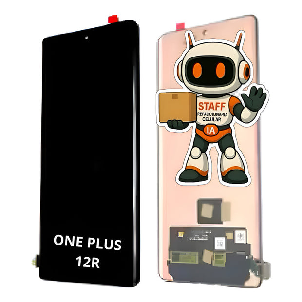 Pantalla  One Plus 12r Oled Alta Calidad Premium Negro