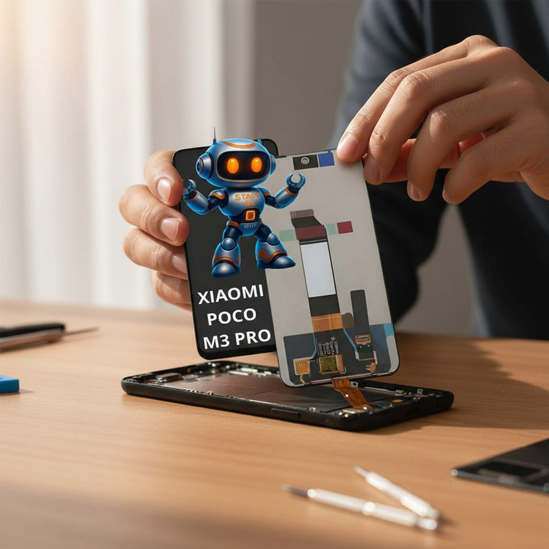 Pantalla Compatible Xiaomi Poco M3 Pro Alta Calidad Premium Negro
