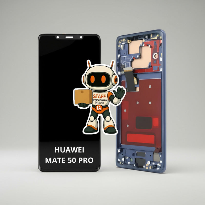 Pantalla Compatible Huawei Mate 50 Pro Alta Calidad Premium Negro
