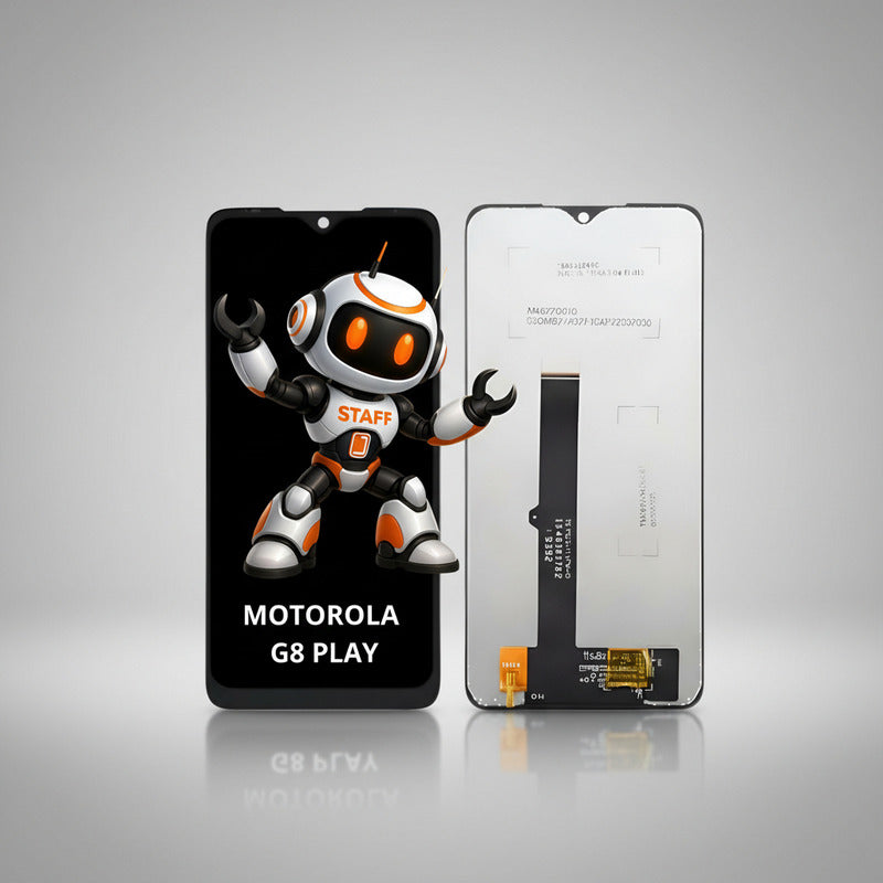 Pantalla Compatible Motorola G8 Play Alta Calidad Premium Negro