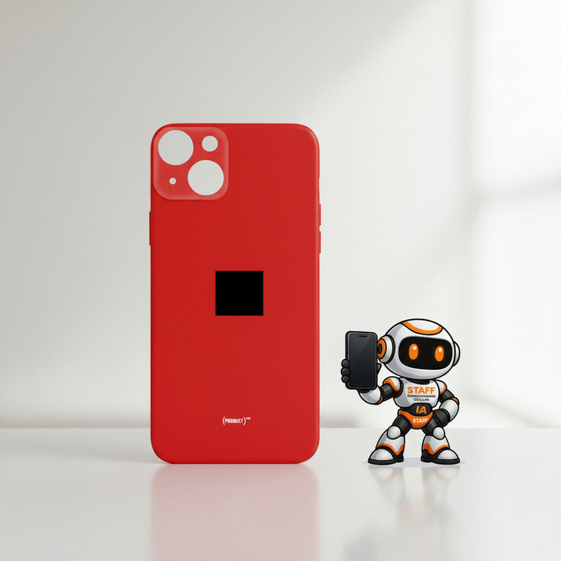 Tapa Trasera iPhone 13 Roja Alta Calidad Premium Staff