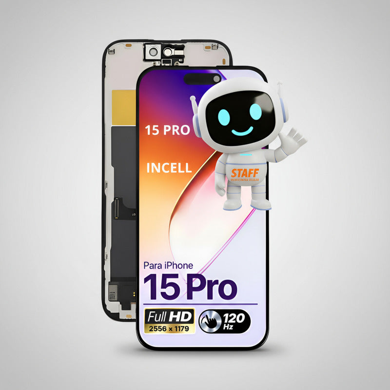 Pantalla Para iPhone 15 Pro Calidad Incell Fhd Premium Negro