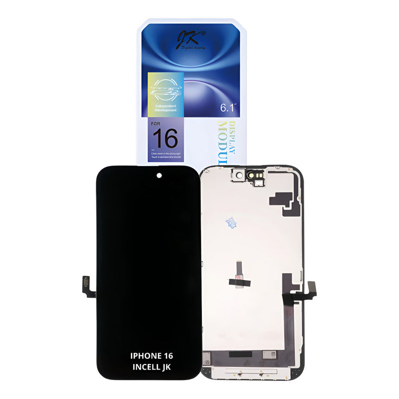 Pantalla iPhone 16 Incell Jk Alta Calidad Premium Negro