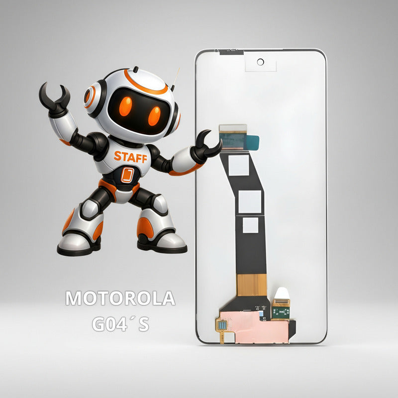Pantalla Compatible Motorola G04´s  Alta Calidad Premium Negro