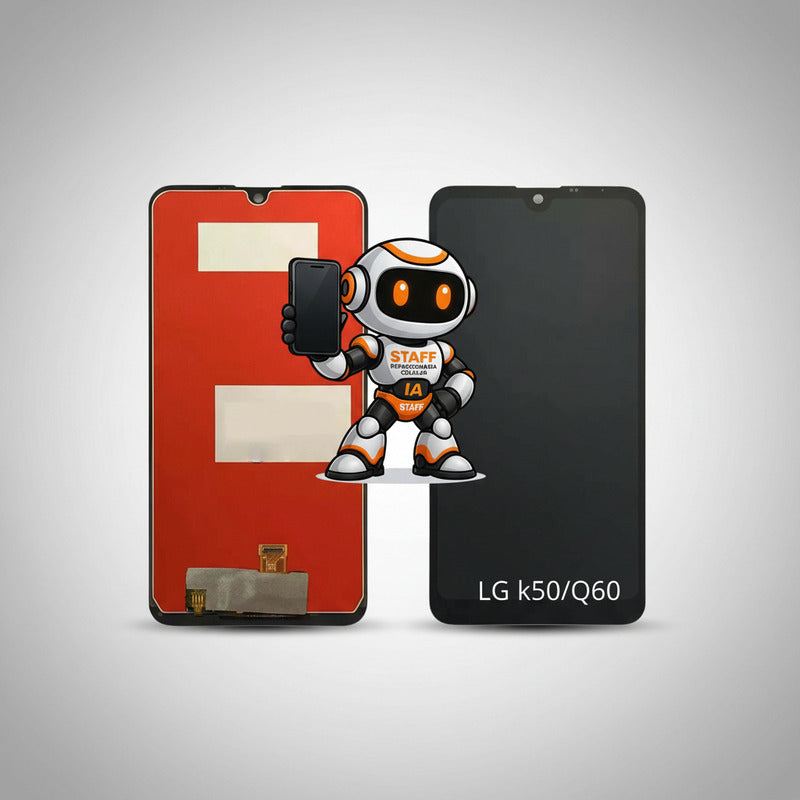 Pantalla Compatible LG K50/ Q60 Alta Calidad Premium Negro