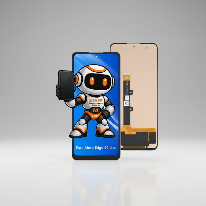 Pantalla Compatible Con Motorola Edge 20 Lite Calidad Incell Negro