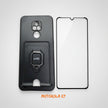 Funda Motorola Moto E7 Mica Cristal Templado Incluida Negro