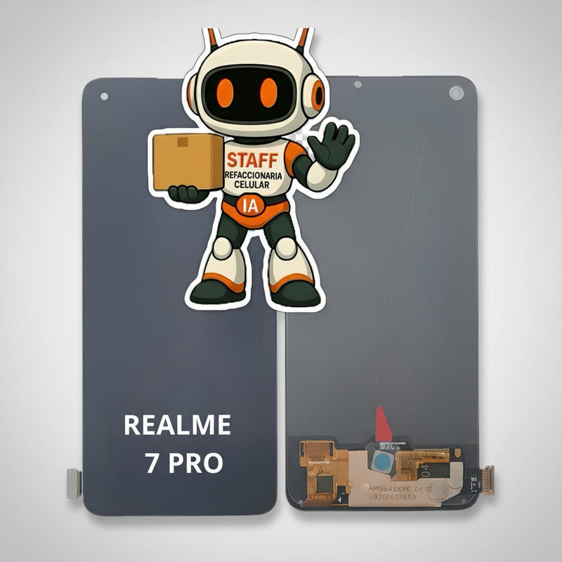 Pantalla Compatible Realme 7 Pro Incell Calidad Premium Negro