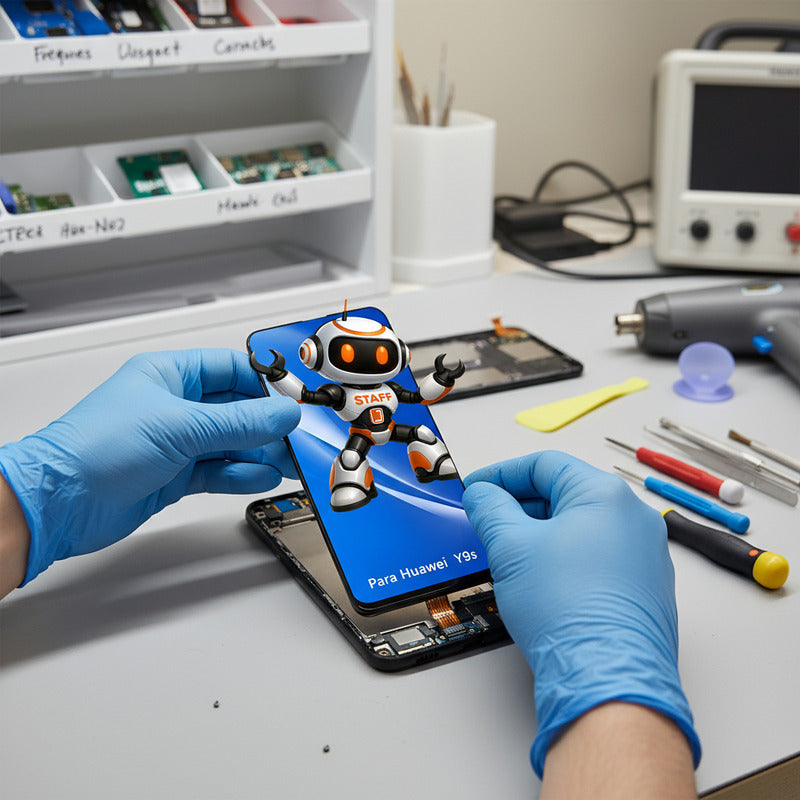 Pantalla Compatible Huawei Y9s  Alta Calidad Premium Negro