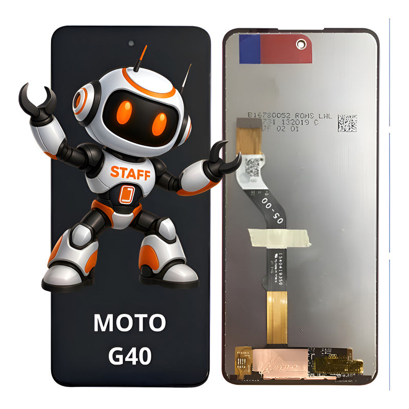 Pantalla Compatible Motorola G40 Alta Calidad Premium Negro