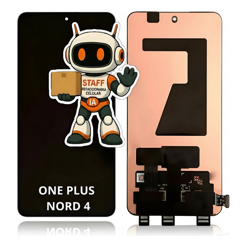 Pantalla  One Plus Nord 4 Oled Alta Calidad Premium Negro