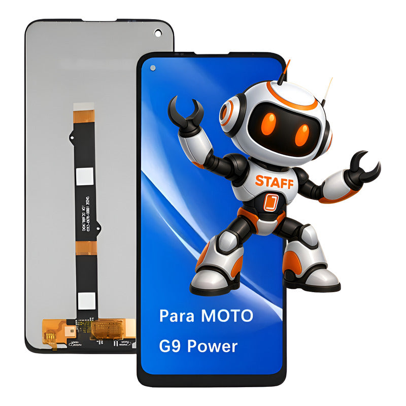 Pantalla Compatible Motorola G9 Power Alta Calidad Premium Negro