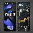 Pantalla Compatible Google Pixel 3 C Marco   Alta Calidad Negro