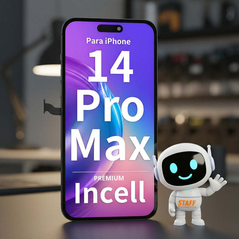 Pantalla Para iPhone 14 Pro Max Incell Kd Premium Hd Negro
