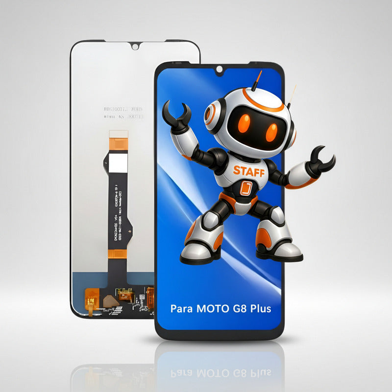 Pantalla Compatible Motorola G8 Plus Alta Calidad Premium Negro