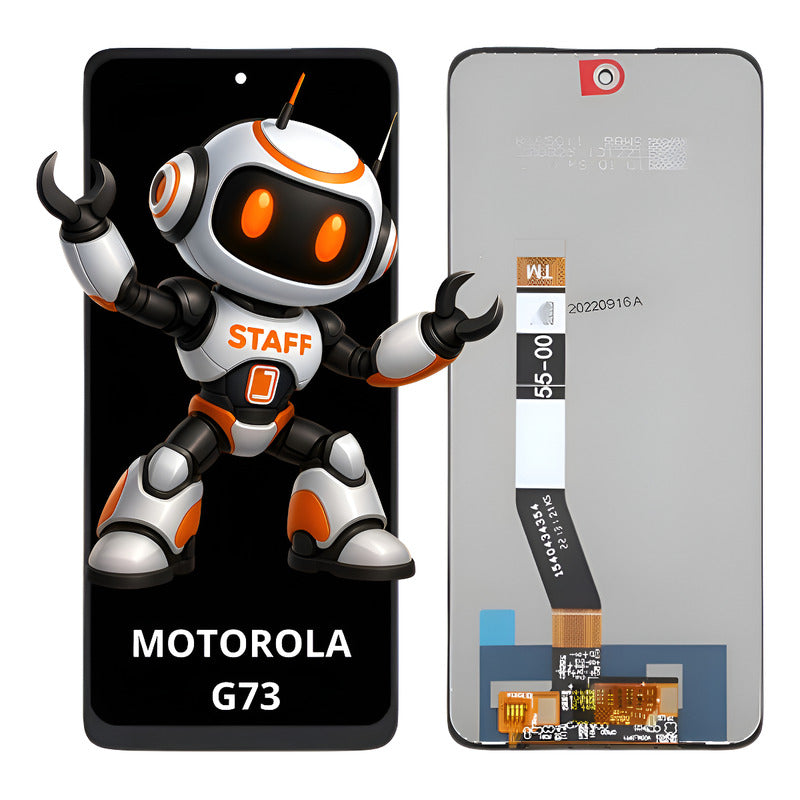 Pantalla Compatible Motorola G73  Alta Calidad Premium Negro