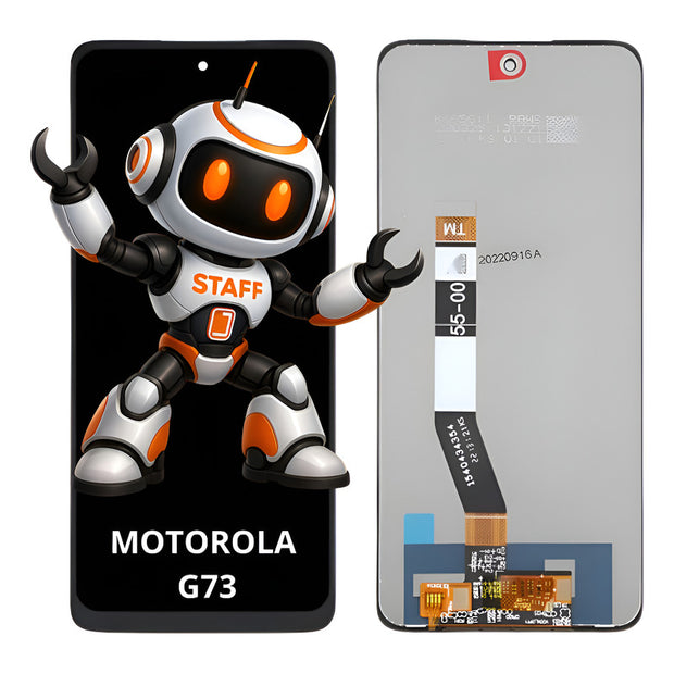 Pantalla Compatible Motorola G73  Alta Calidad Premium Negro