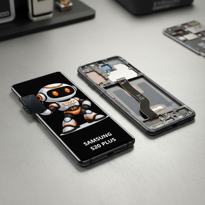 Pantalla Samsung S20 Plus G985f C Marco Alta Calidad Premium Negro