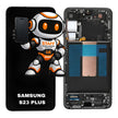Pantalla Samsung  S23 Plus  C Marco Calidad Premium Negro