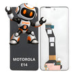 Pantalla Compatible Motorola E14  Alta Calidad Premium Negro