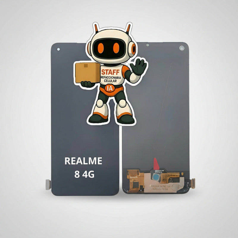Pantalla Compatible Realme 8 4g Oled Alta Calidad Premium Negro
