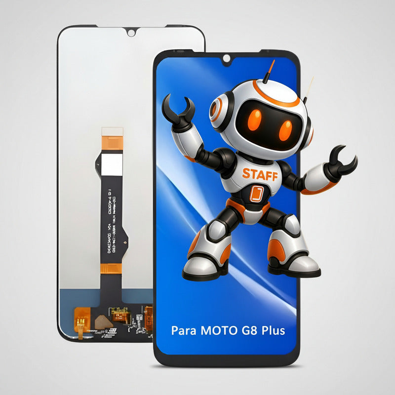 Pantalla Compatible Motorola G8 Plus Alta Calidad Premium Negro