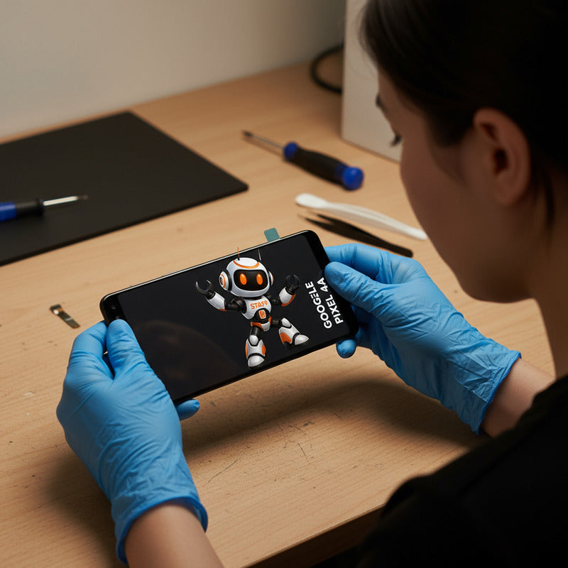 Pantalla Compatible Google Pixel 4a Alta Calidad Premium Negro