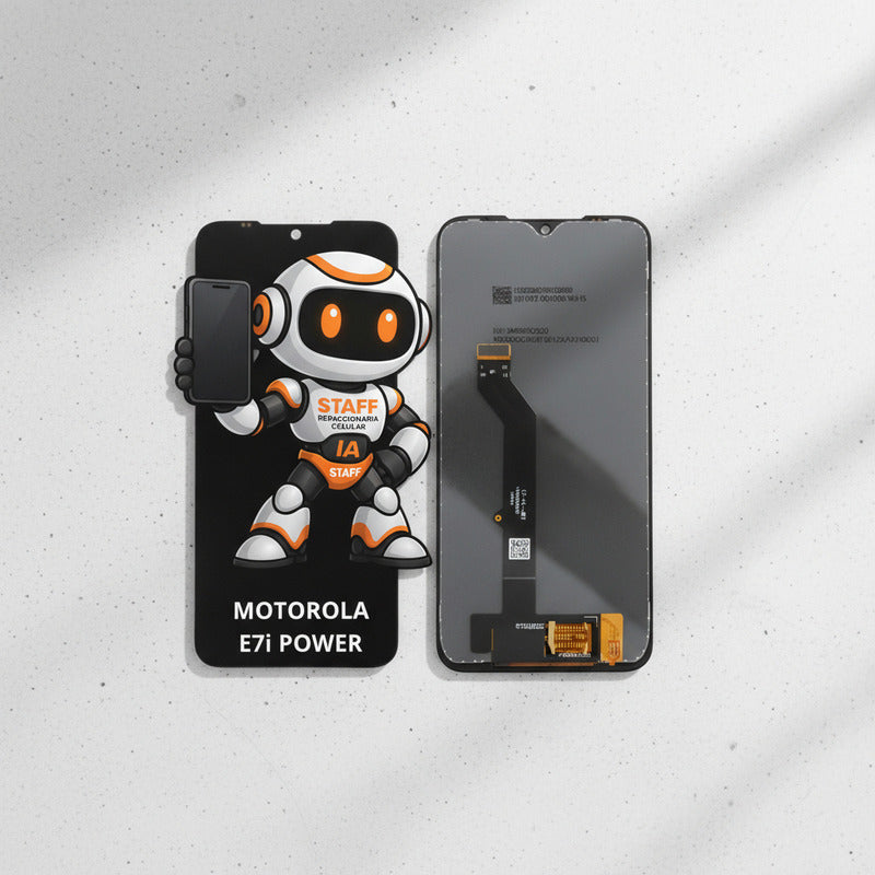 Pantalla Compatible Motorola E7i Power Alta Calidad Premium Negro