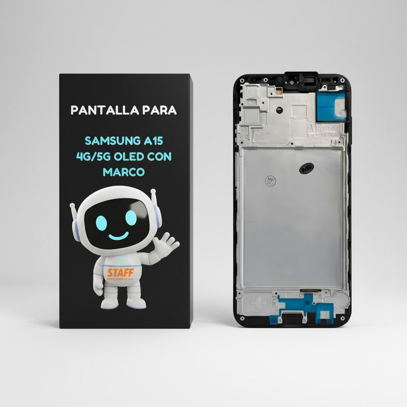 Pantalla Display Para Samsung A15 4g 5g A155 A156 Oled Marco Negro
