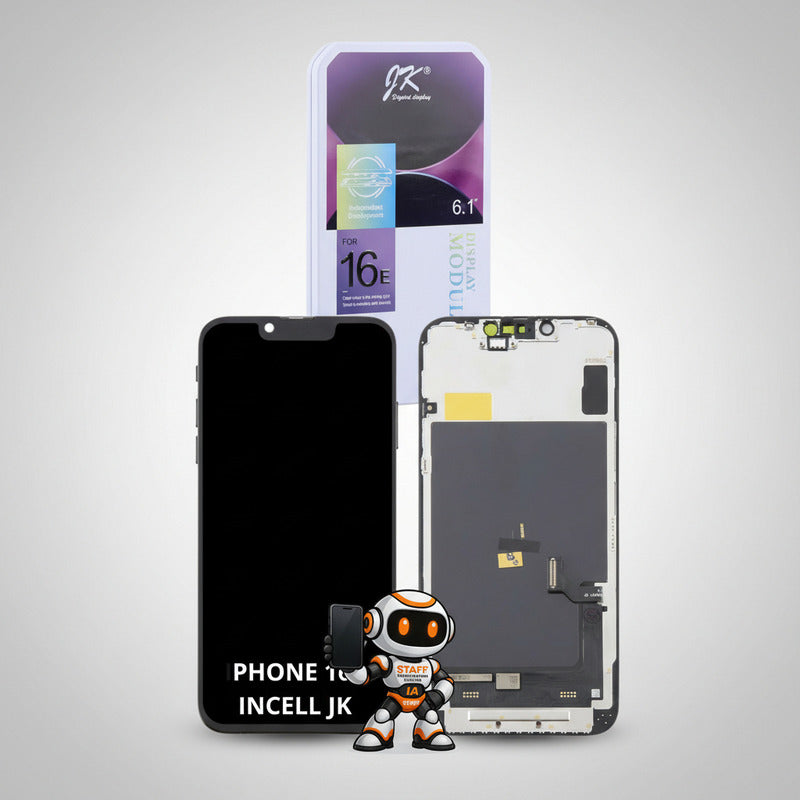 Pantalla iPhone 16 E Incell Jk Alta Calidad Premium Negro