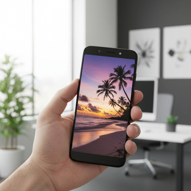 Pantalla Compatible Motorola E7 Alta Calidad Premium Negro