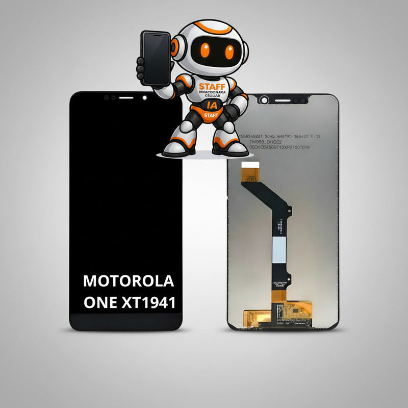 Pantalla Motorola One Xt1941 Alta Calidad Premium Negro