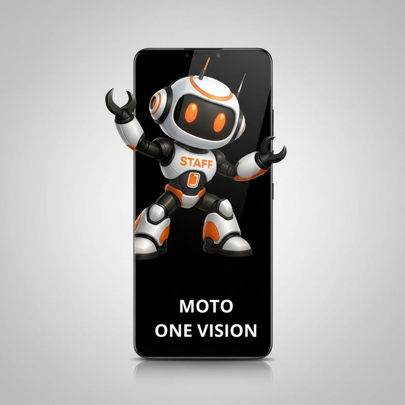 Pantalla Compatible Motorola One Vision Alta Calidad Premium Negro