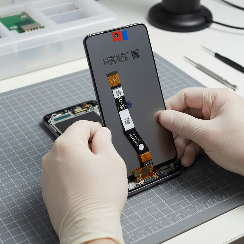 Pantalla Compatible Motorola G54 Xt2343 Alta Calidad Negro