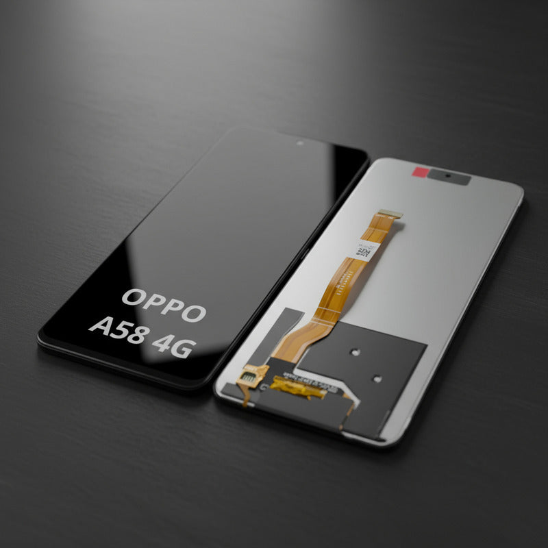 Pantalla Compatible Oppo A58 Alta Calidad Premium Negro