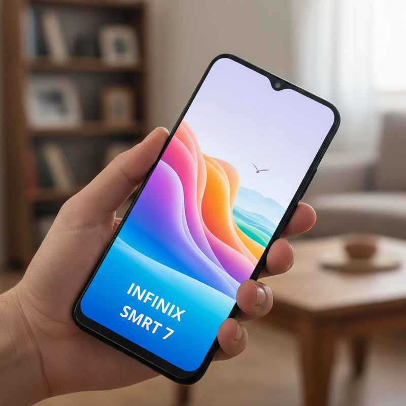 Pantalla Compatible Infinix Smart 7 Alta Calidad Premium Negro
