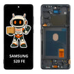 Pantalla Compatible Samsung S20fe  Oled Con Marco Premium Negro