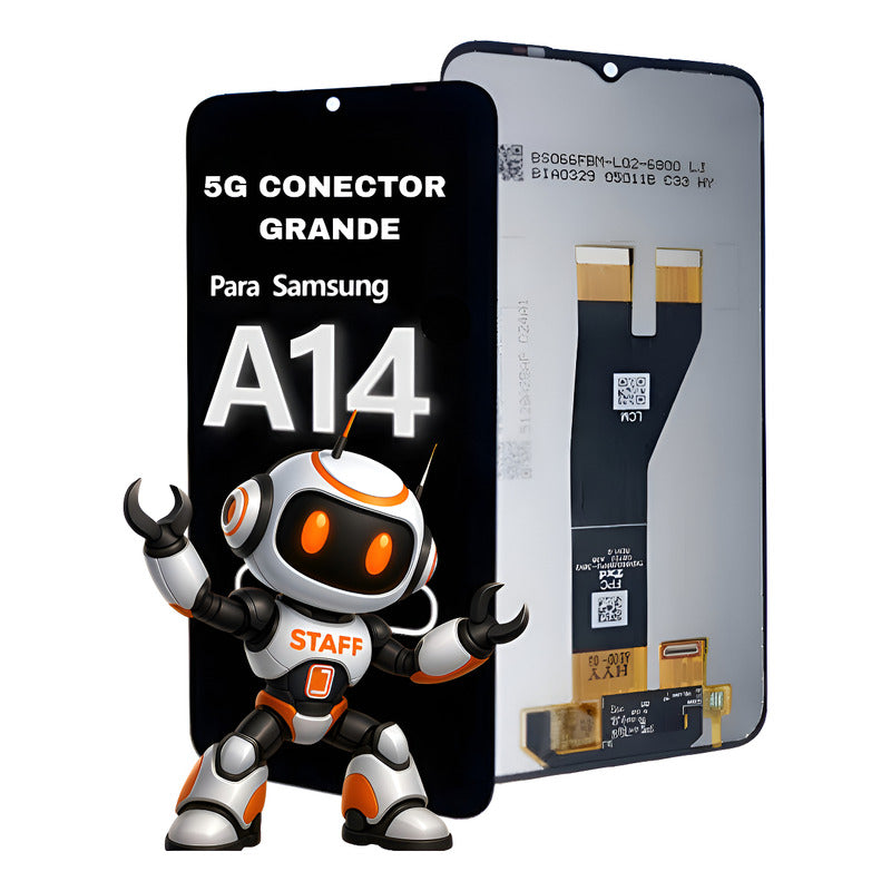 Pantalla Samsung A14 5g A146b Conector Gde Calidad Premium Negro