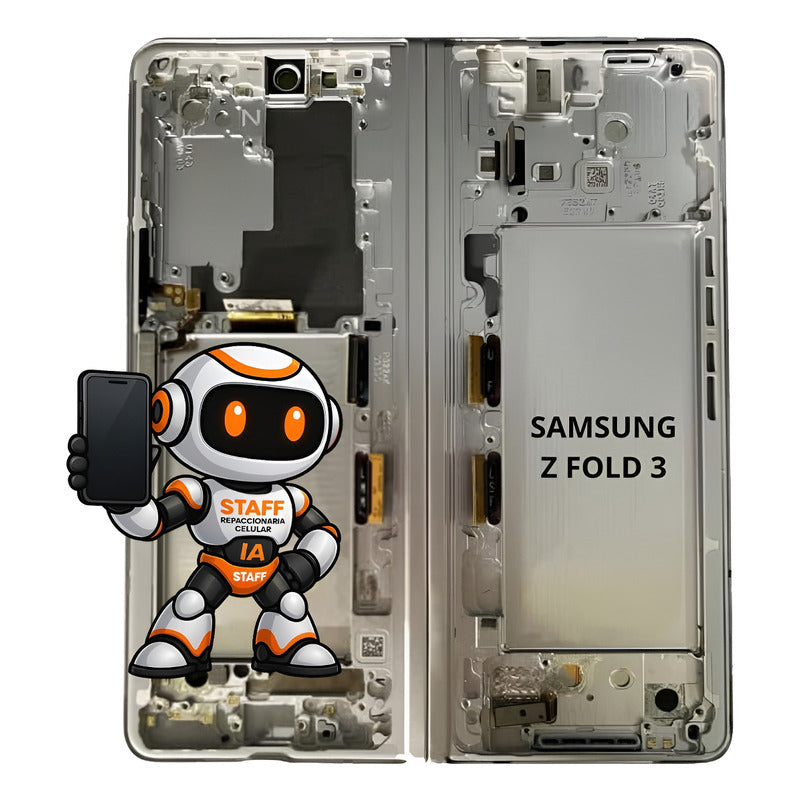 Pantalla Samsung Z Fold 3 Con Marco Alta Calidad
