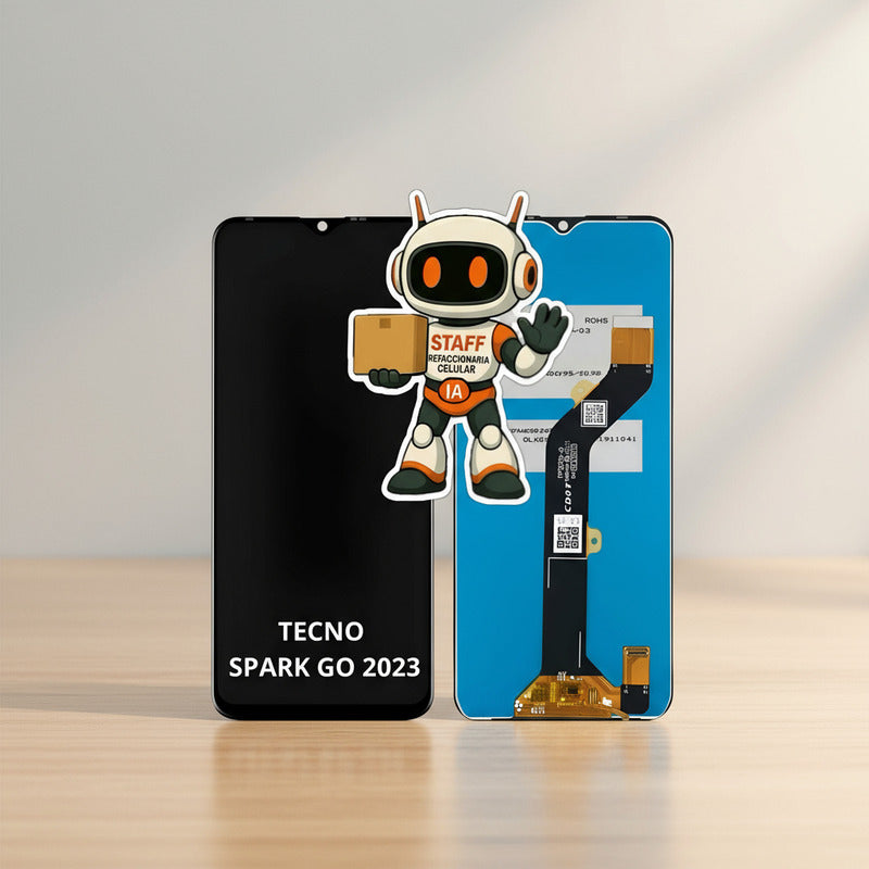 Pantalla Compatible Tecno Spark Go 2023 Alta Calidad Premium Negro